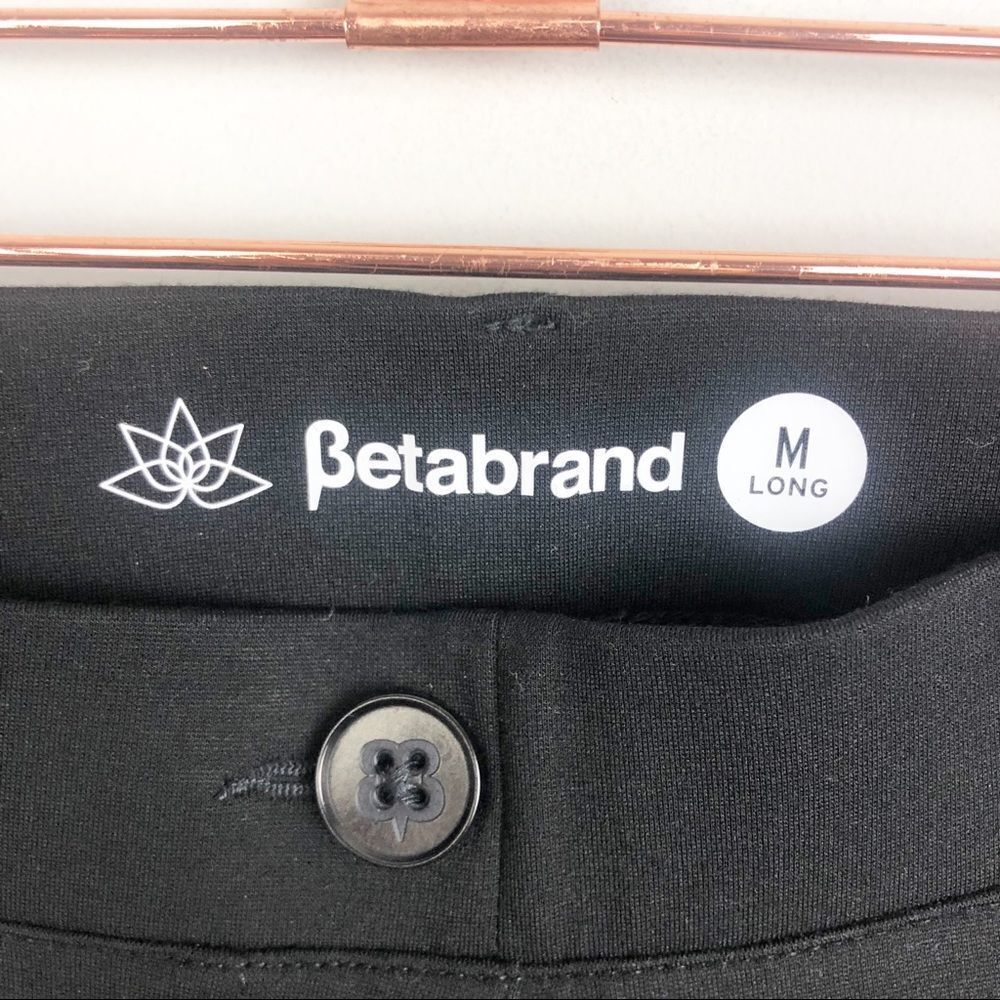 Betabrand | Bootcut Black Dress Yoga Pants M Tall — image 6 of 8